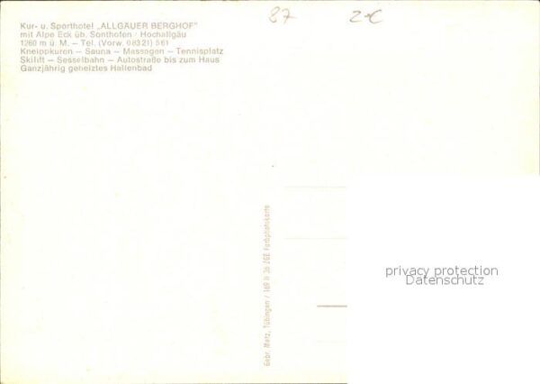 Sonthofen Oberallgaeu Kur- Sporthotle Allgäuer Berghof – Bild 2