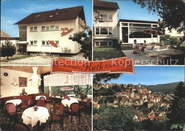 Altensteig Schwarzwald Gästehaus Ruth Teilansicht