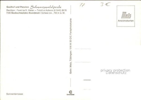 Sasbachwalden Gasthof Schwarzwaldperle Sonnenterrasse – Bild 2