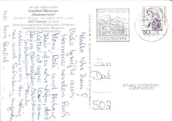 Hammer Siegsdorf Gasthof Hörterer – Bild 2