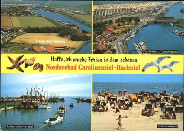 Carolinensiel-Harlesiel Ostfriesland Haus Gastes Yachthafen Campingplatz Kor