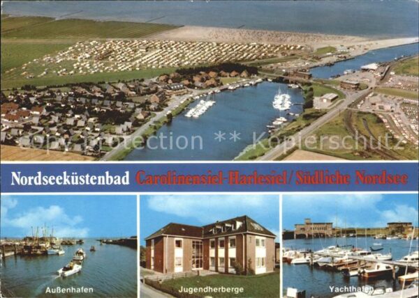Carolinensiel-Harlesiel Ostfriesland Aussenhafen Jugendherberge Yachthafen