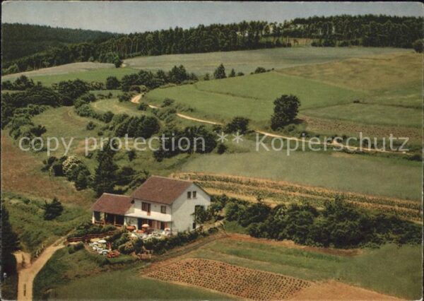 Bad Salzschlirf Fliegeraufnahme Cafe Sonnenkanzel