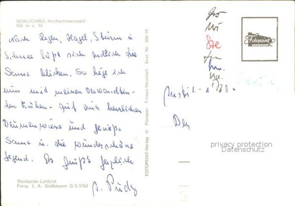 Schluchsee Fliegeraufnahme Feldberg – Bild 2
