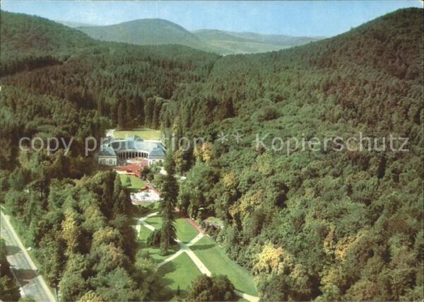 Bad Wildungen Fliegeraufnahme Weltbad Kurpark Wandelh