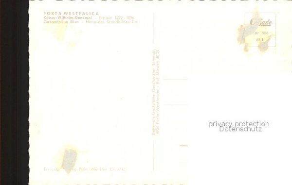Porta Westfalica Fliegeraufnahme Kaiser-Wilhelm-Denkmal – Bild 2