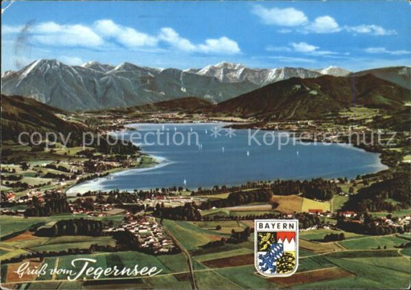 Tegernsee Fliegeraufnahme