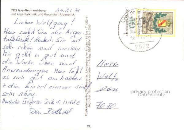 Neutrauchburg Fliegeraufnahme Argentalklinik Alpenbli – Bild 2
