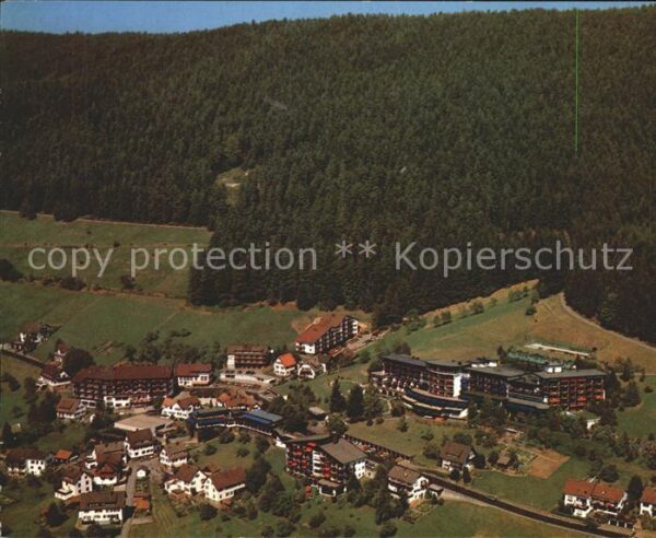 Baiersbronn Schwarzwald Fliegeraufnahme Kur- Sporthotel Traube