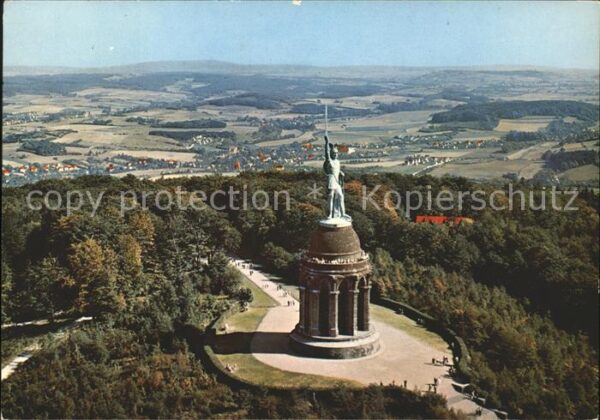 Teutoburgerwald Fliegeraufnahme Hermannsdenkmal