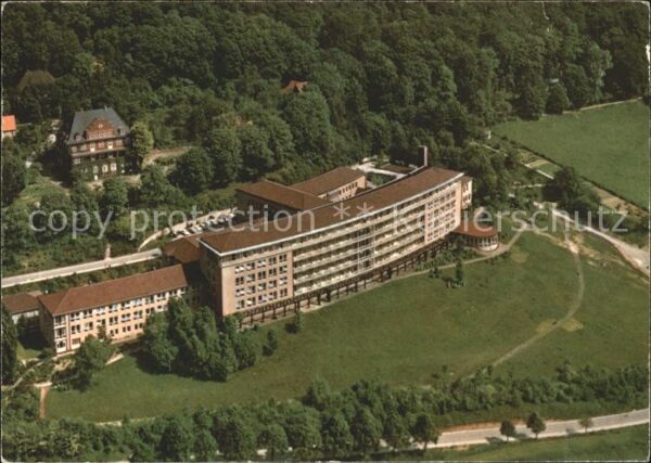 Bad Pyrmont Fliegeraufnahme Versorgungskrankenhaus