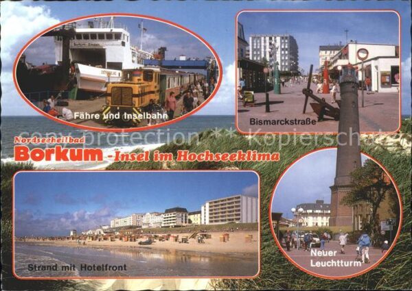 Borkum Fähre Inselbahn Bismarckstrasse Neuer L