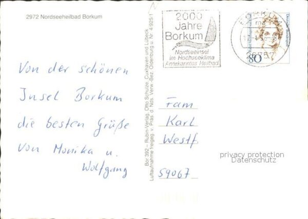 Borkum Fliegeraufnahme Inselbahnhof Franz-Habi – Bild 2