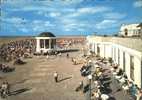Borkum Wanderhalle Promenade Musikpavillon