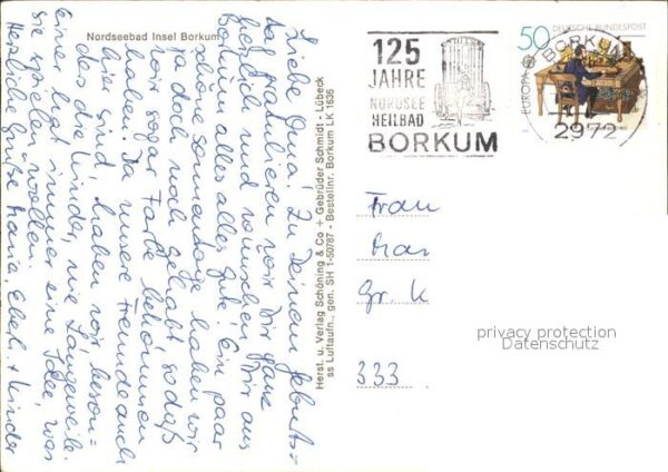 Borkum Fliegeraufnahme Strand Leuchtturm – Bild 2
