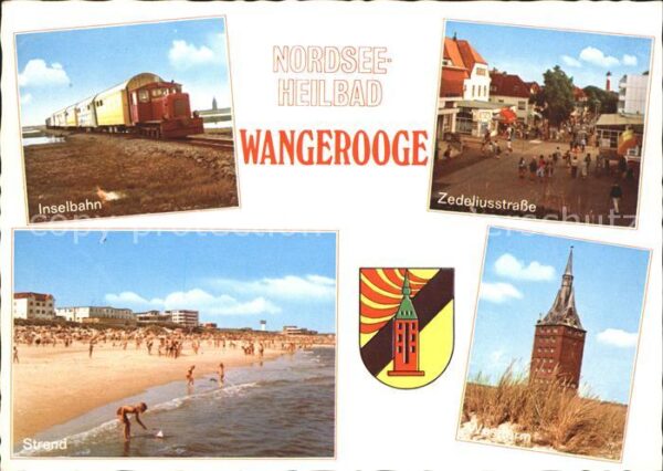 Wangerooge Nordseebad Inselbahn Zedeliusstrasse Wasserturm St