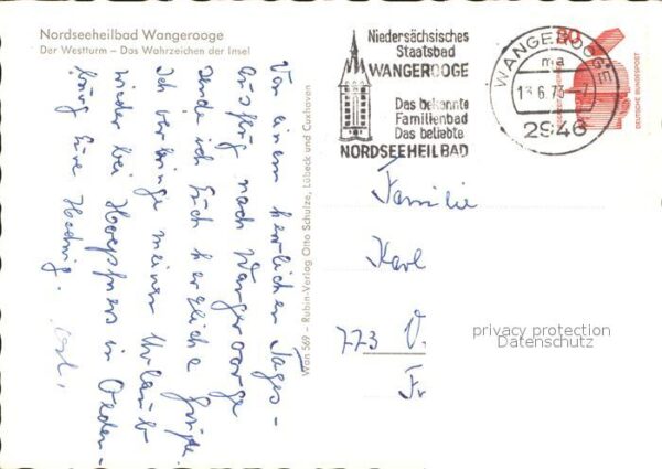 Wangerooge Nordseebad Westturm – Bild 2