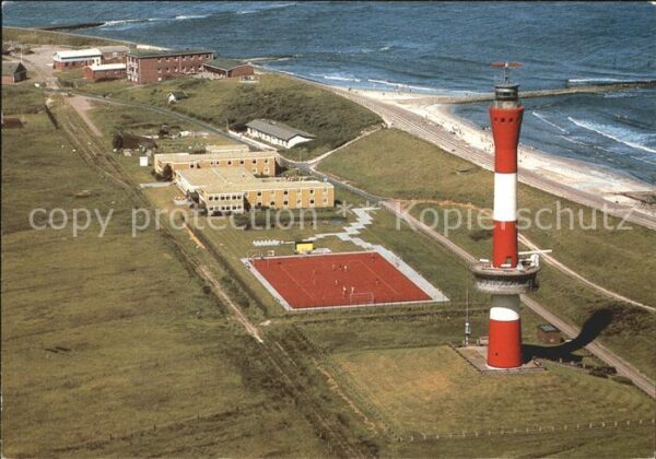 Wangerooge Nordseebad Fliegeraufnahme Bünder Schullandheim