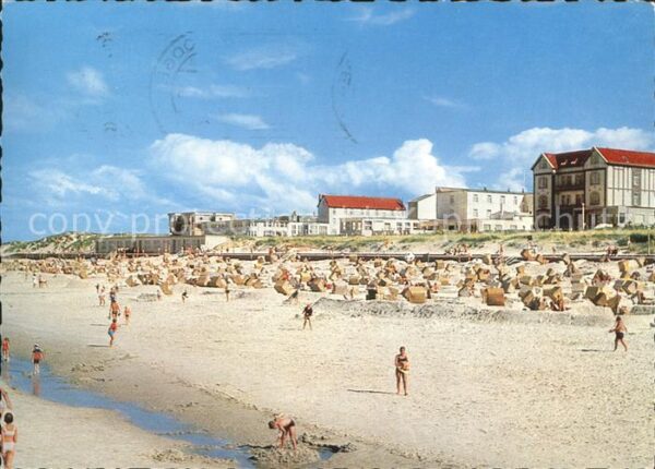 Wangerooge Nordseebad Strandleben
