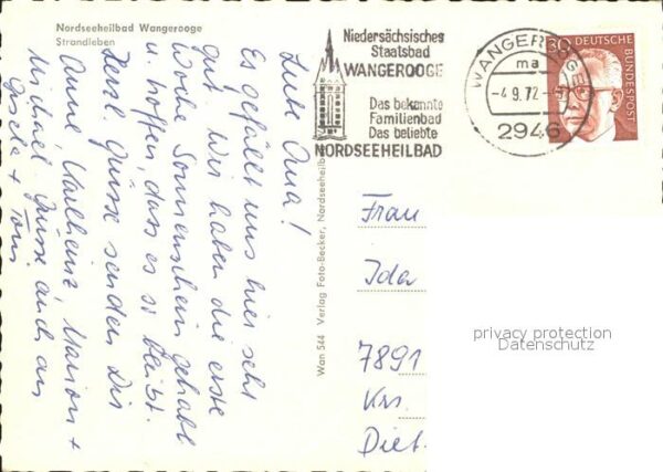 Wangerooge Nordseebad Strandleben – Bild 2