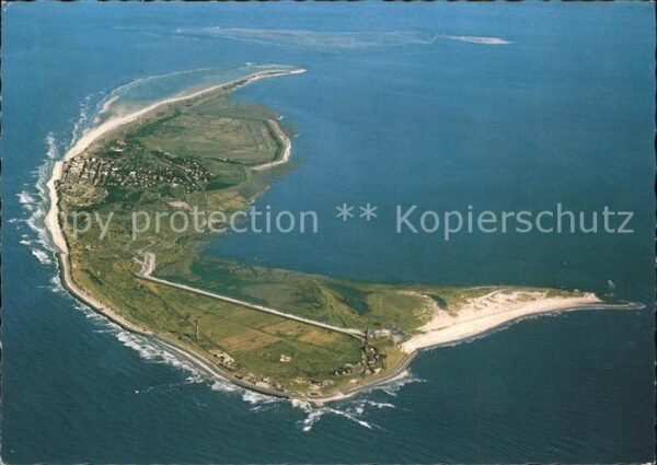 Wangerooge Nordseebad Fliegeraufnahme Westteil