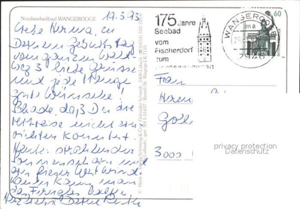 Wangerooge Nordseebad Fliegeraufnahme – Bild 2
