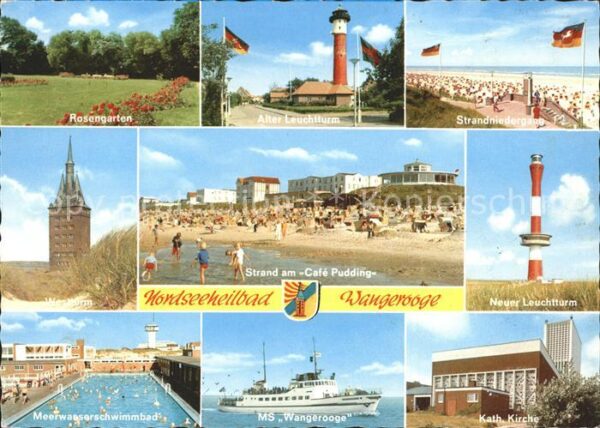 Wangerooge Nordseebad MS Wagerooge Kath. Kirche Neuer Leuchtt