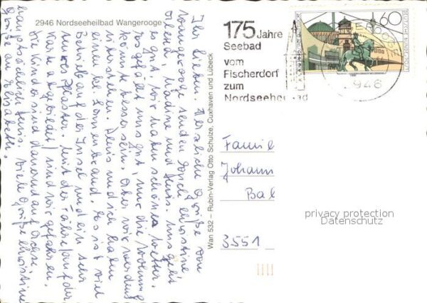 Wangerooge Nordseebad MS Wagerooge Kath. Kirche Neuer Leuchtt – Bild 2