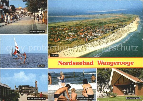 Wangerooge Nordseebad Surfer Gartenkonzert Brandungsbaden Pro