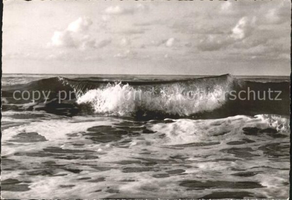 Wangerooge Nordseebad rollen Wogen