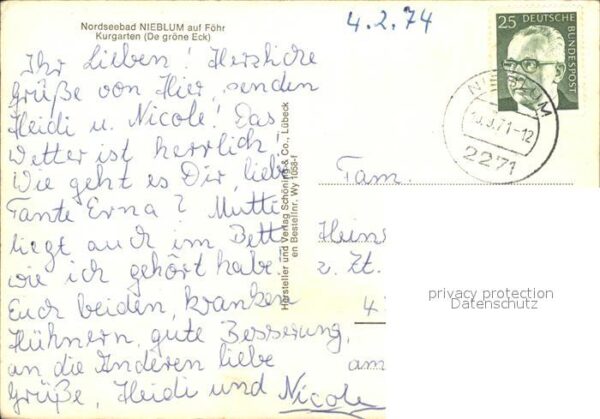 Nieblum Kurgarten gröne Eck – Bild 2