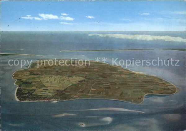 Insel Foehr Fliegeraufnahme Nordspitze Amrum  Sylt
