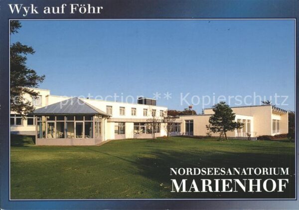 Wyk Foehr Sanatorium Marienhof