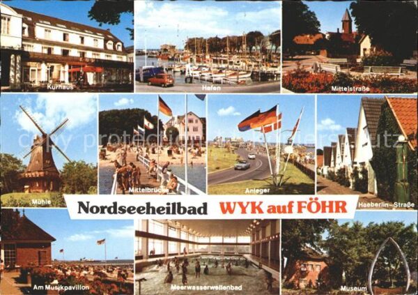 Wyk Foehr Anleger Meerwasserwellenbad Mühle