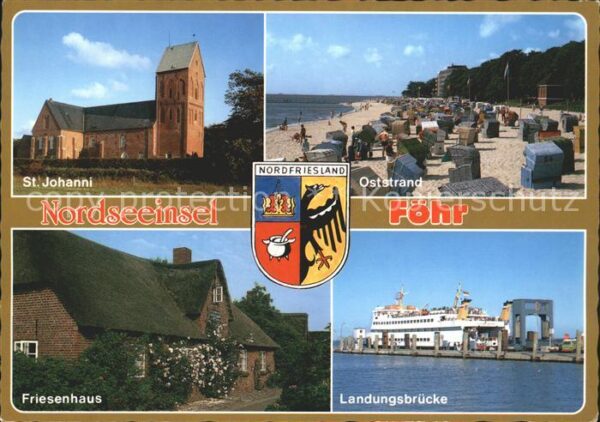 Wyk Foehr Landungsbrücke Oststrand Friesenhaus