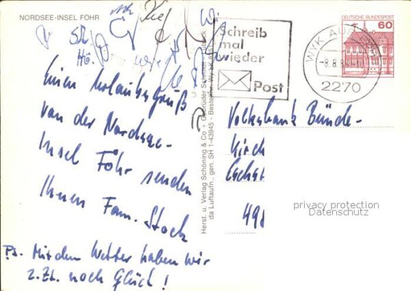 Wyk Foehr Fliegeraufnahme Strand – Bild 2
