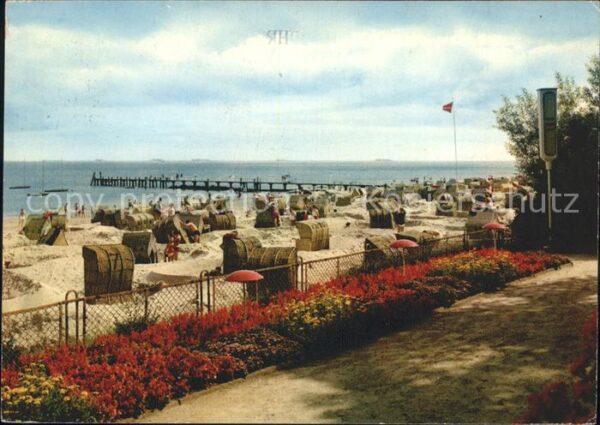 Wyk Foehr Blick v.d. Blumengrotte Strand