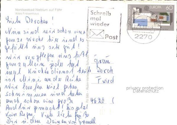 Wyk Foehr Altes Friesenhaus – Bild 2
