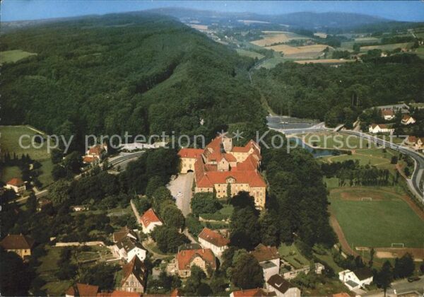 Bad Iburg Fliegeraufnahme Schloss