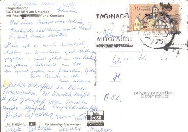 Konstanz Bodensee Fliegeraufnahme Gottlieben Untersee Kre – Bild 2