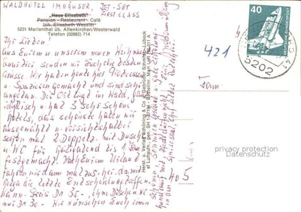 Marienthal Westerwald Fliegeraufnahme Haus Elisabeth – Bild 2