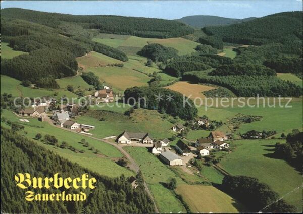 Lennestadt Fliegeraufnahme Hotel Bauernhofpension