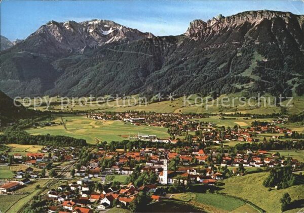 Pfronten Fliegeraufnahme Rossberg Aggenstein Bre