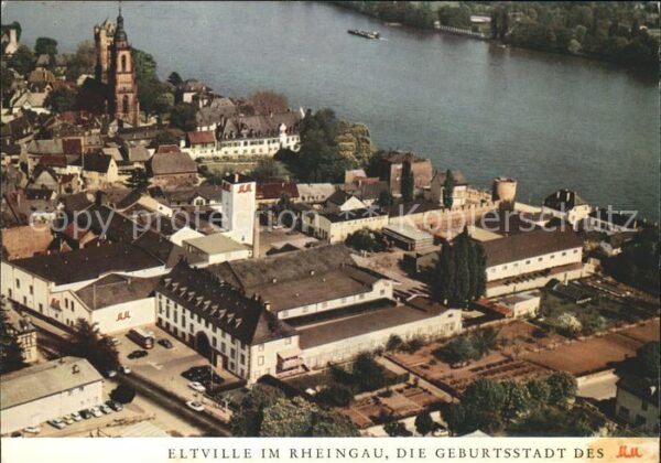 Eltville Rhein Rheingau MM Fliegeraufnahme
