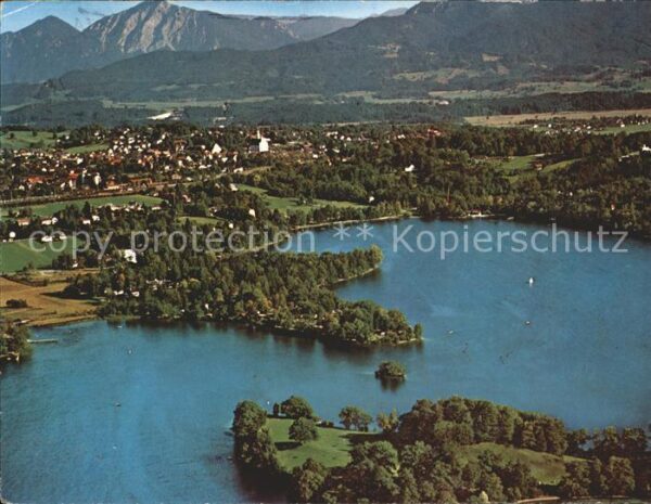 Murnau Staffelsee Fliegeraufnahme Staffelsee