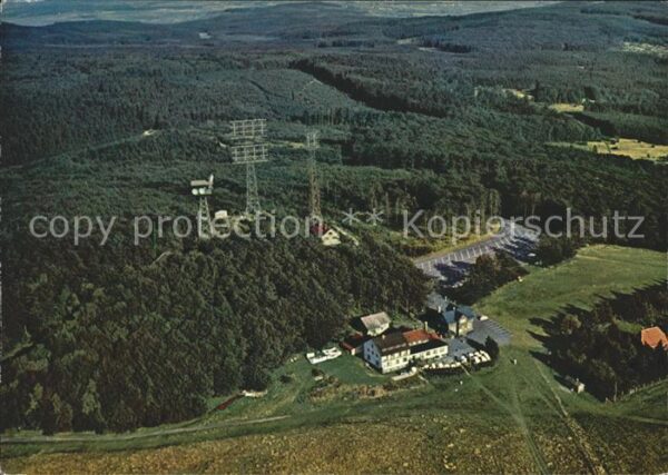 Schotten Hessen Fliegeraufnahme Berggasthof Hoherodskop