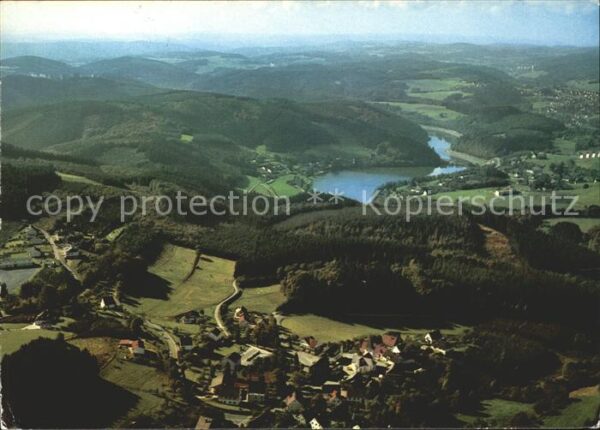 Lieberhausen Fliegeraufnahme Gildehotel Landgasthof