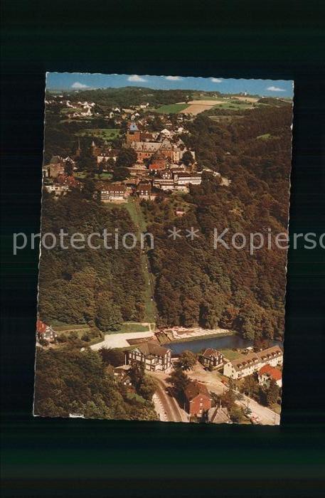 Burg Wupper Fliegeraufnahme Schloss Burg Seilbahn U