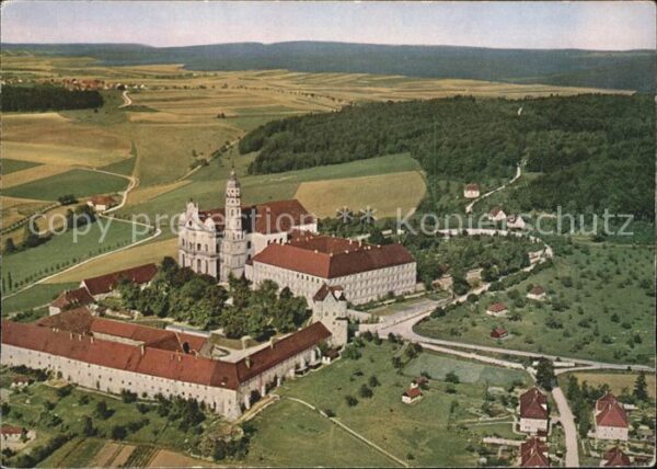 Neresheim Fliegeraufnahme Benediktinerkloster