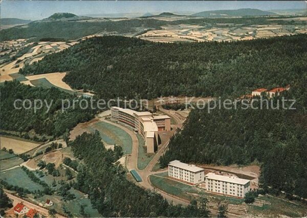 Schwabthal Kurklinik Lautergrund Fliegeraufnahme S